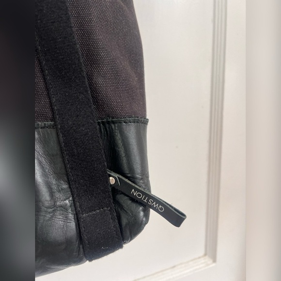 QWSTION Tote - Organic Jet Black Bag $274 - Picture 3 of 9